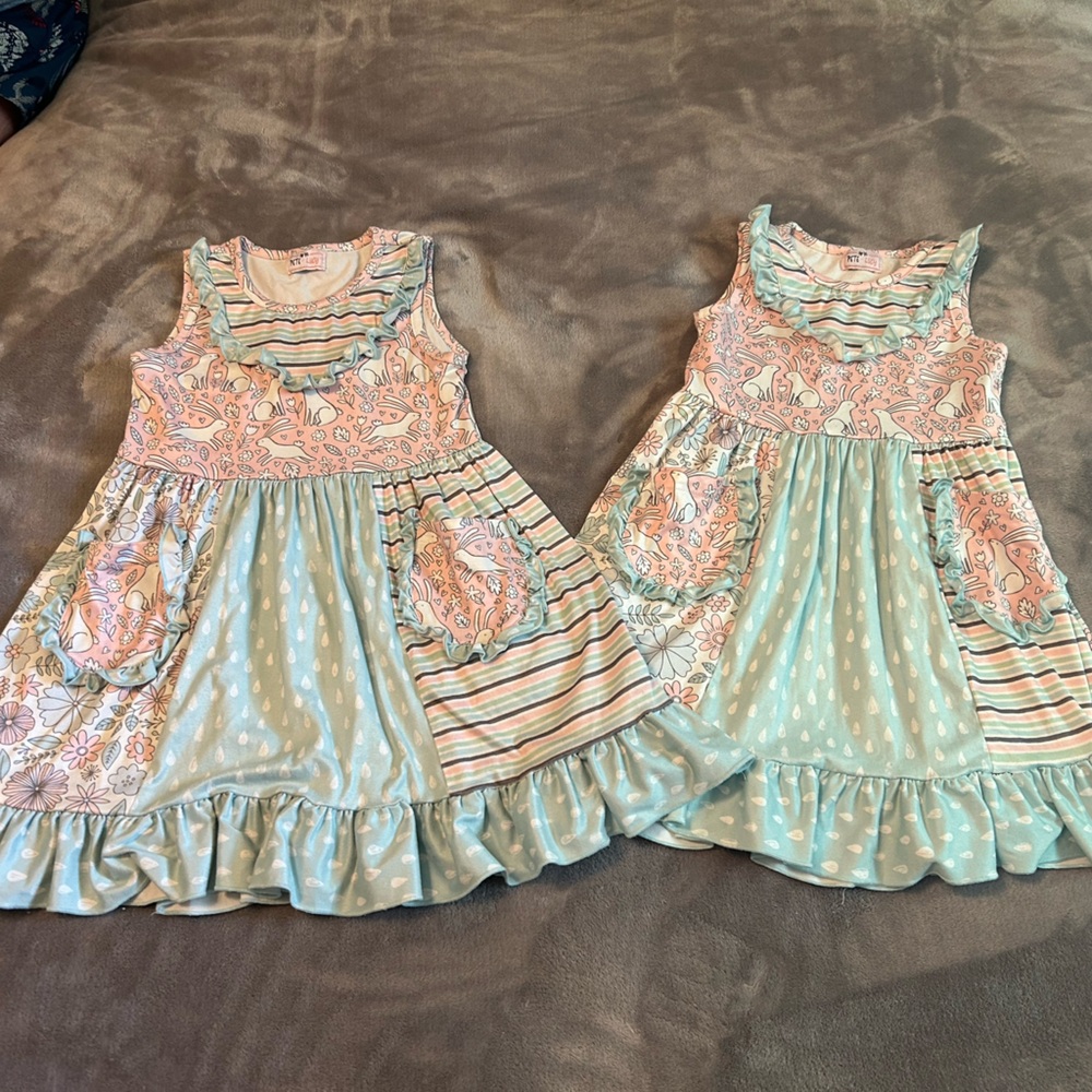Pete and Lucy toddler 4T and 5T EASTER DRESSES